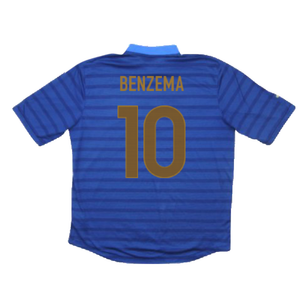 France 2012-13 Home Shirt (M) (Very Good) (Benzema 10)_1