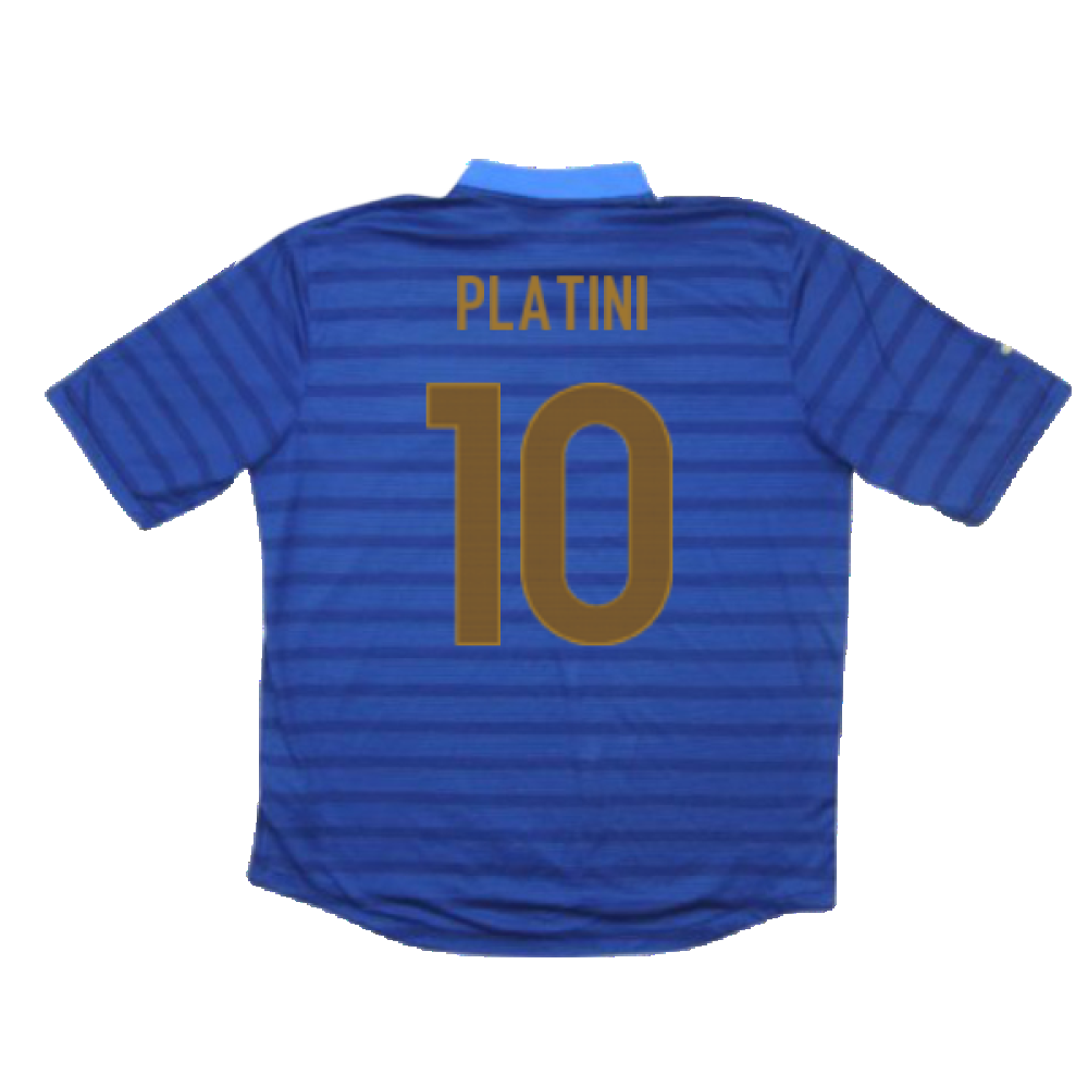 France 2012-13 Home Shirt (L) (Excellent) (PLATINI 10)_1