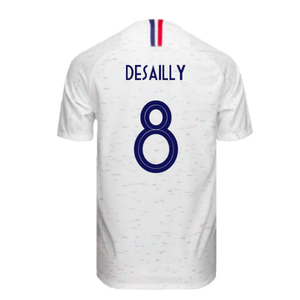 France 2018-19 Away Shirt (XL) (Good) (Desailly 8)_1