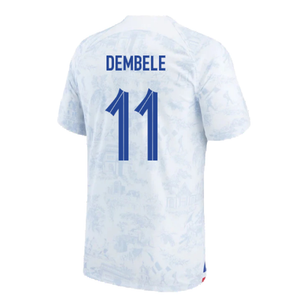 France 2022-23 Away Shirt (Mbappe #10) (Womens M) (Good) (DEMBELE 11)_1