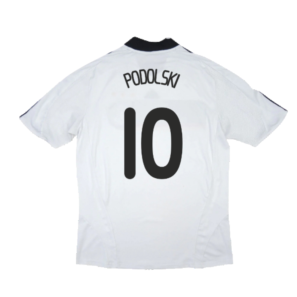Germany 2008-10 Home Shirt (L) (Very Good) (PODOLSKI 10)_1