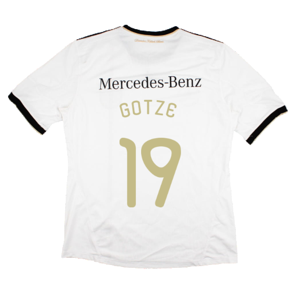 Germany 2010-11 Home Shirt with Mercedes Sponsor (XL) (GOTZE 19) (Good)_1