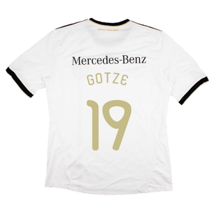 Germany 2010-11 Home Shirt with Mercedes Sponsor (XL) (GOTZE 19) (Good)_1