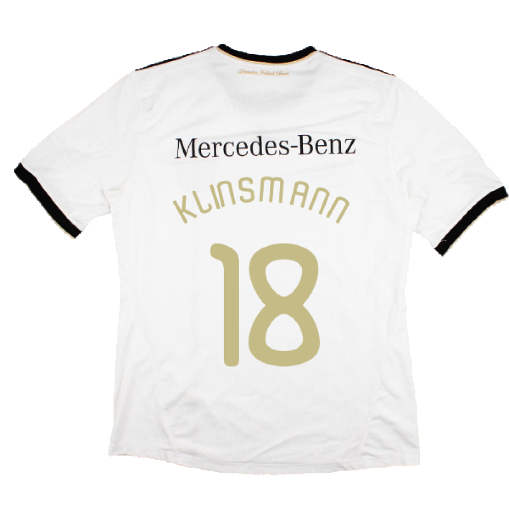 Germany 2010-11 Home Shirt with Mercedes Sponsor (L) (KLINSMANN 18) (Very Good)_1
