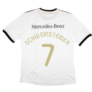 Germany 2010-11 Home Shirt with Mercedes Sponsor (XL) (SCHWEINSTEIGER 7) (Good)_1