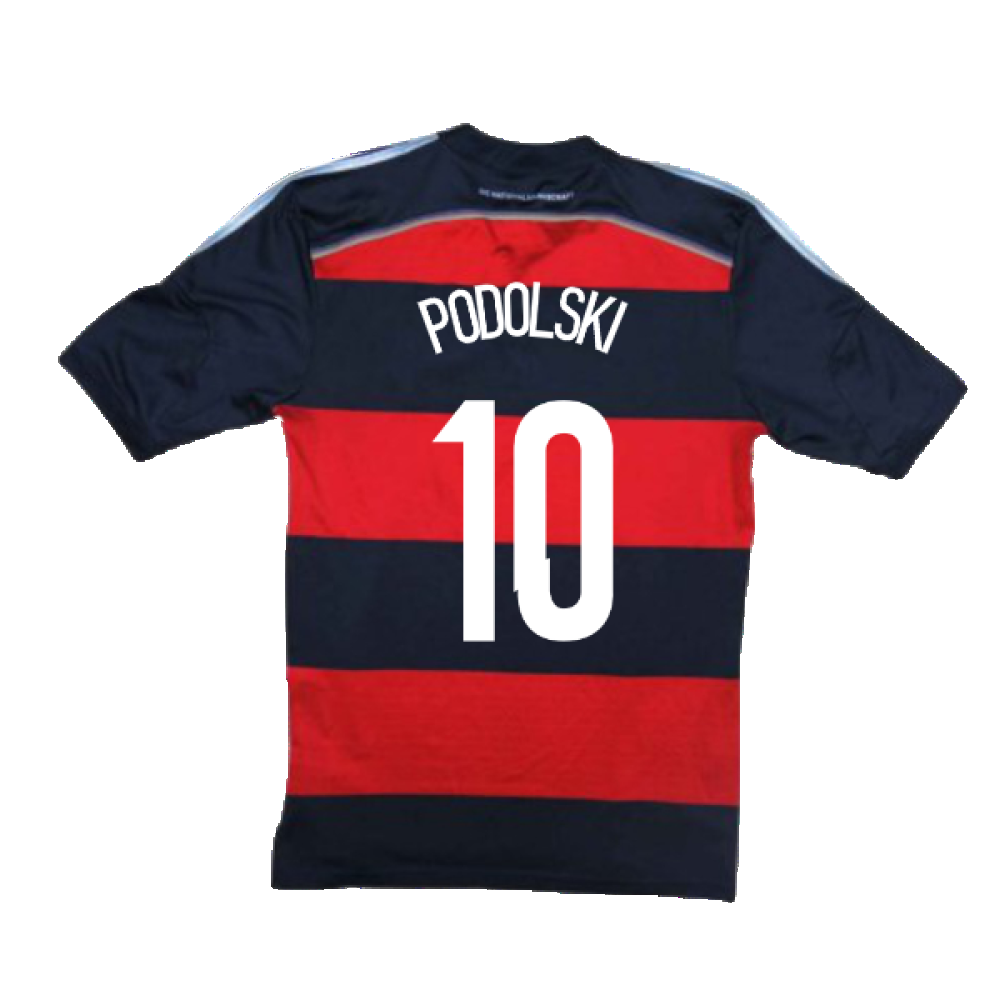 Germany 2014-15 Away Shirt (XL) (Excellent) (Podolski 10)_1