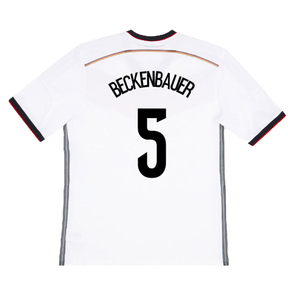 Germany 2014-15 Home Shirt (L) (Excellent) (Beckenbauer 5)_1