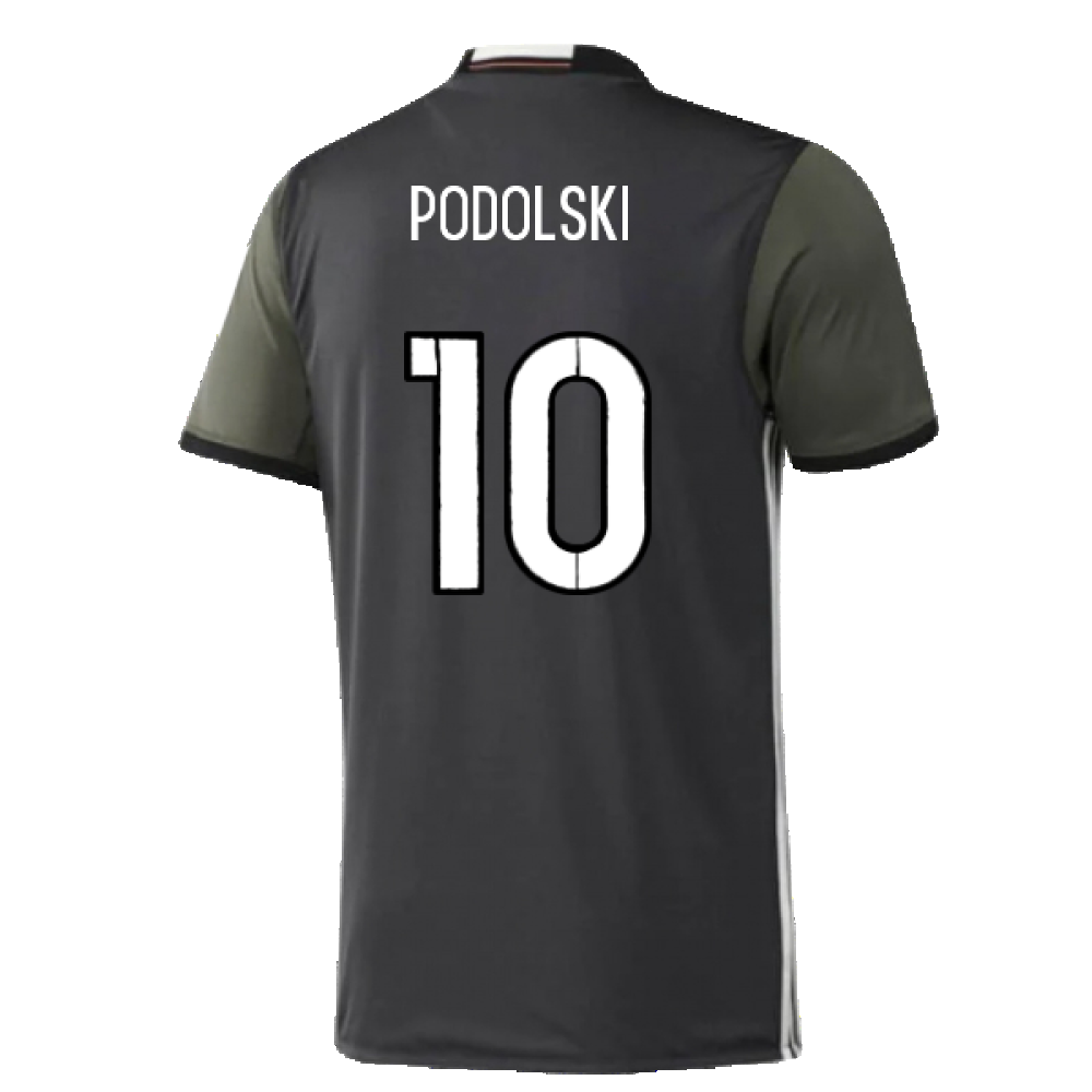 Germany 2015-16 Away Shirt (S) (Excellent) (Podolski 10)_1