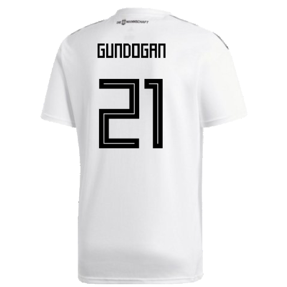 Germany 2018-19 Home Shirt (XL) (Good) (Gundogan 21)_1