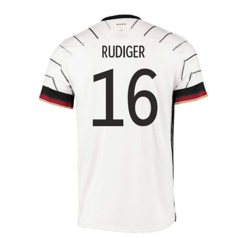 Germany 2020-21 Home Shirt ((Mint) S) (RUDIGER 16)_2