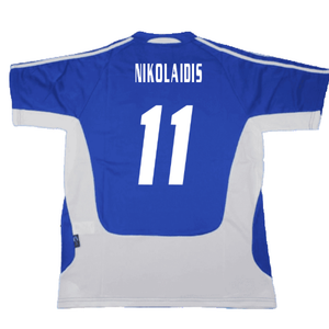 Greece 2004-06 Home Shirt (XL) (Excellent) (Nikolaidis 11)_1