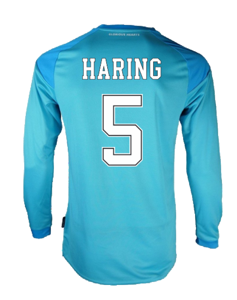 Hearts 2020-21 GK Home Long Sleeve Shirt (L) (Haring 5) (Excellent)_1