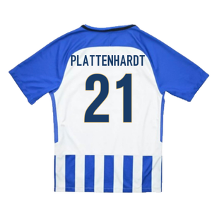 Hertha Berlin 2017-18 Home Shirt (XL) (Excellent) (Plattenhardt 21)_1