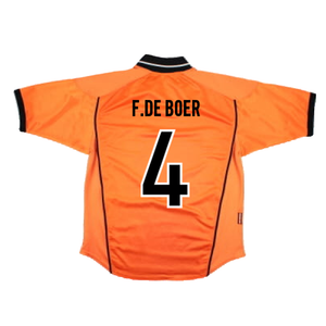 Holland 1998-1999 Home Shirt (M) (Good) (F.De Boer 4)_1