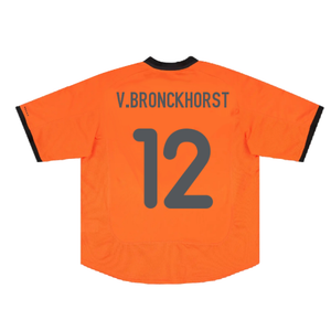 Holland 2000-02 Home Shirt (Excellent) (V.Bronckhorst 12)_1