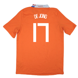 Holland 2008-10 Home Shirt (Very Good) (De Jong 17)_1