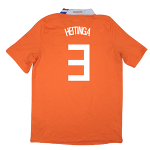 Holland 2008-10 Home Shirt (Very Good) (Heitinga 3)_1