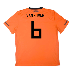 Holland 2010-11 Home Shirt (M) (Mint) (Van Bommel 6)_1