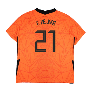 Holland 2020-21 Home Shirt (Excellent) (F. DE JONG 21)_1