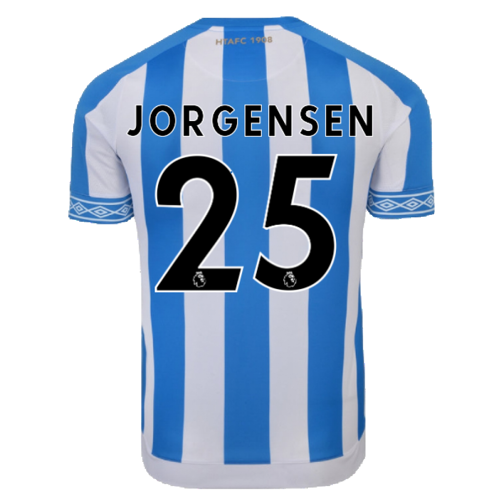 Huddersfield 2018-19 Home Shirt ((Excellent) M) (Jorgensen 25)_2
