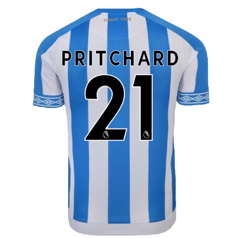 Huddersfield 2018-19 Home Shirt ((Excellent) M) (Pritchard 21)_2