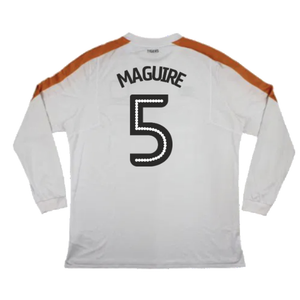 Hull City 2017-18 Long Sleeve Away Shirt (XXL) (Excellent) (Maguire 5)_1