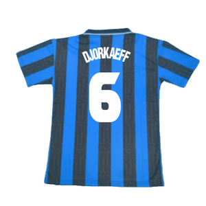 Inter Milan 1997-98 Home Shirt (M) (Excellent) (Djorkaeff 6)_1