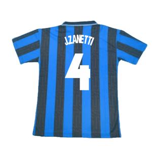 Inter Milan 1997-98 Home Shirt (M) (Excellent) (J.ZANETTI 4)_1