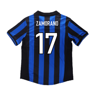 Inter Milan 1998-1999 Home Shirt (M) (Very Good) (Zamorano 17)_1