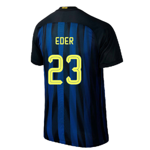 Inter Milan 2016-17 Home Shirt (S) (Excellent) (Eder 23)_1