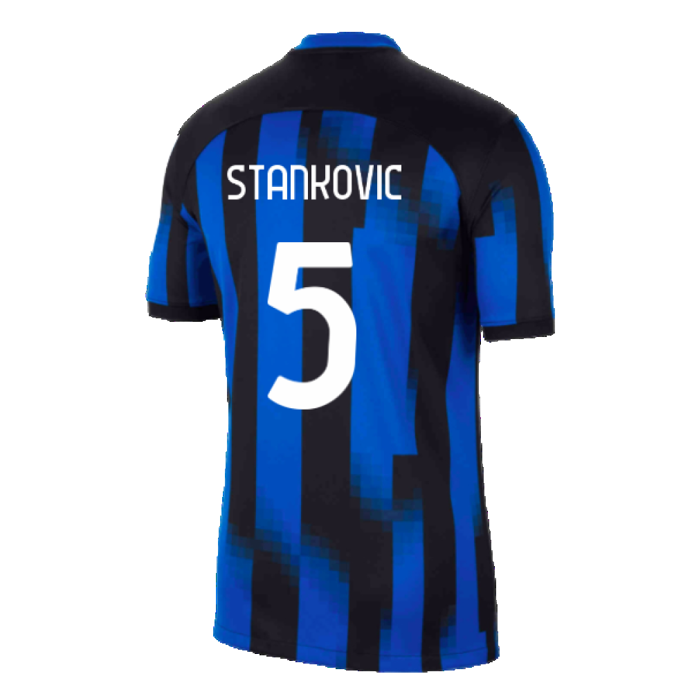 Inter Milan 2023-24 Home Shirt (SB) (Stankovic 5) (Excellent)_1
