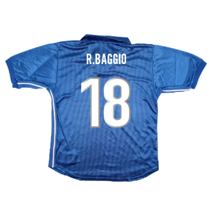 Italy 1998-99 Home Shirt (XL) (Excellent) (R.Baggio 18)_1