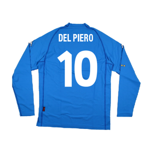 Italy 2000-2002 Home Long Sleeve Shirt (XXL) (Excellent) (DEL PIERO 10)_1