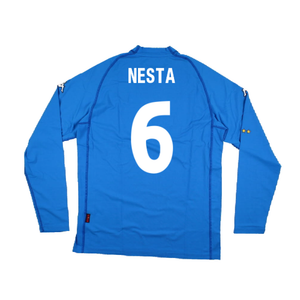 Italy 2000-2002 Home Long Sleeve Shirt (XXL) (Excellent) (NESTA 6)_1