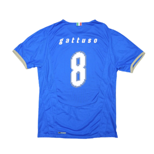 Italy 2008-09 Home Shirt (Good) (Gattuso 8)_1