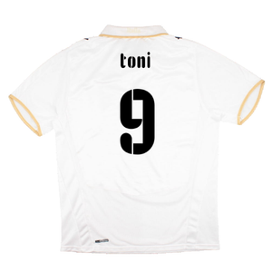 Italy 2008-09 Away Shirt (L) (Very Good) (Toni 9)_1