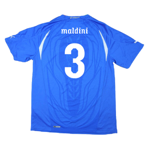 Italy 2010-11 Home Shirt (L) (Excellent) (Maldini 3)_1