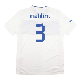 Italy 2012-14 Away Shirt (L) (Very Good) (MALDINI 3)_1