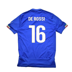 Italy 2014-15 Home Shirt (Excellent) (De Rossi 16)_1