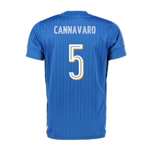 Italy 2015-16 Home Shirt (XXL) (Excellent) (Cannavaro 5)_1