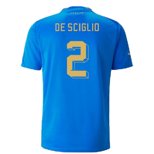 Italy 2022-23 Home Shirt (2XL) (Very Good) (DE SCIGLIO 2)_1