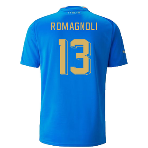 Italy 2022-23 Home Shirt (2XL) (Very Good) (ROMAGNOLI 13)_1