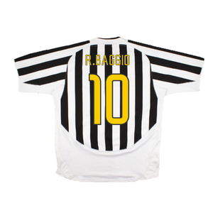 Juventus 2003-04 Home Shirt (XXL) (Excellent) (R.Baggio 10)_1