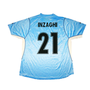 Lazio 2001-02 Home Shirt (Very Good) (Inzaghi 21)_1