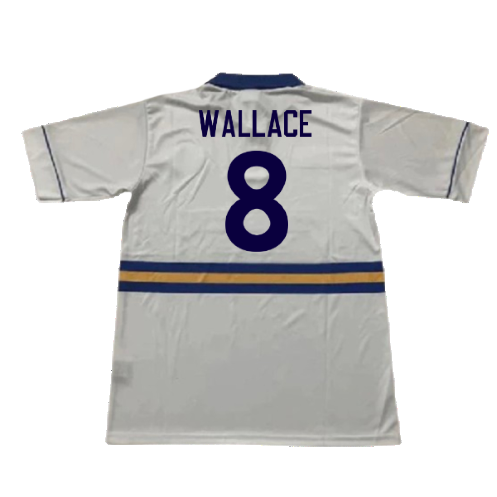 Leeds United 1993-95 Home Shirt (L) (Excellent) (Wallace 8)_1