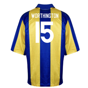 Leeds United 1993-95 Away Shirt (Excellent) (Worthington 15)_1