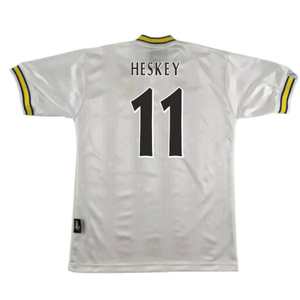 Leeds United 1996-99 Home Shirt (M) (Excellent) (Heskey 11)_1