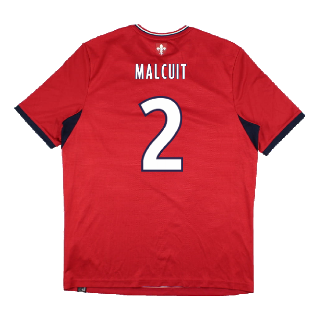 Lille 2017-18 Home Shirt (Sponsorless) (M) (Excellent) (Malcuit 2)_1