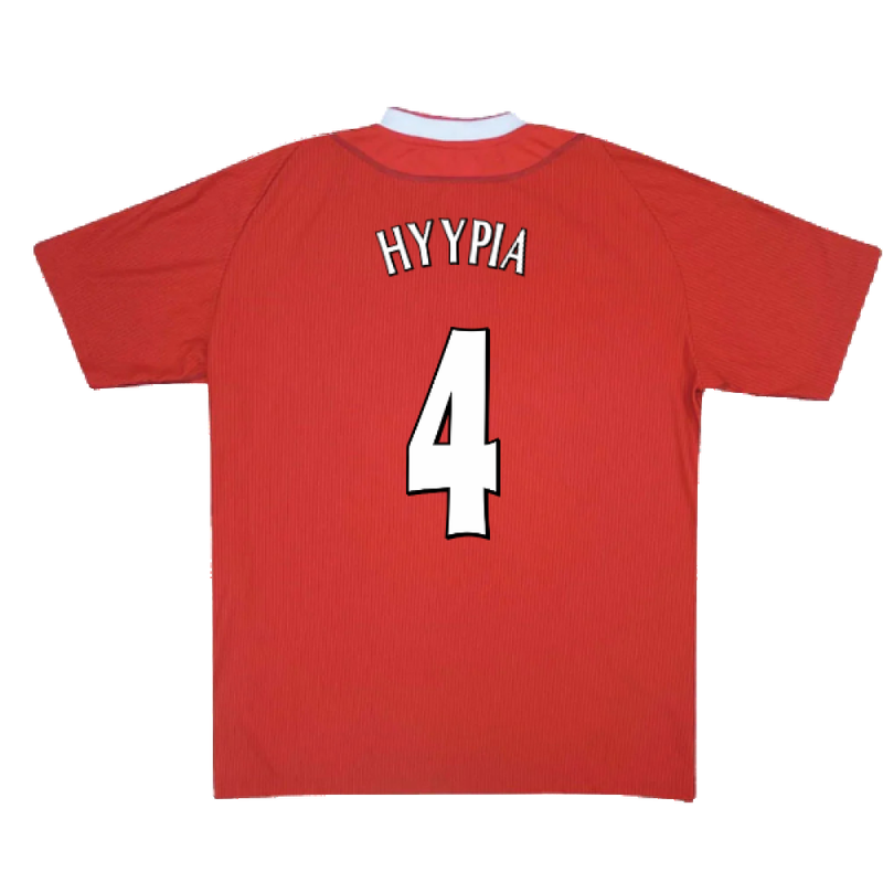 Liverpool 2002-04 Home Shirt Hyppia #4 XL