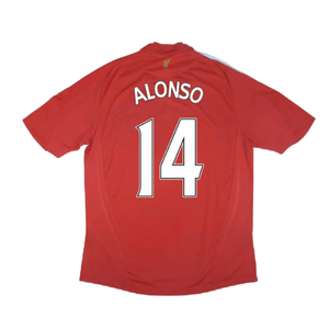 Liverpool 2008-10 Home Shirt (M) (Excellent) (Alonso 14)_1